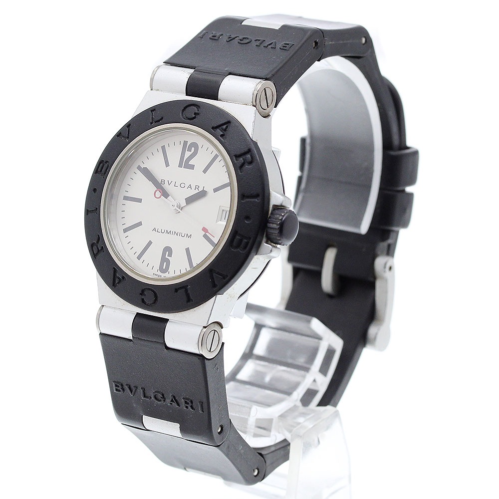ブルガリ BVLGARI AL32TA アルミニウム デイト クォーツ ボーイズ _904853【中古】 ブルガリ BVLGARI AL32TA アルミニウム デイト クォーツ ボーイズ _904853【中古】