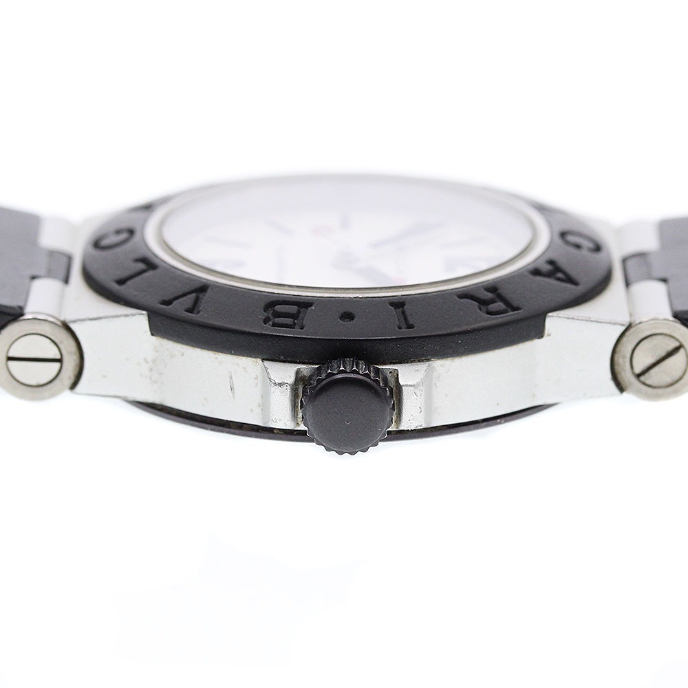 ブルガリ BVLGARI AL32TA アルミニウム デイト クォーツ ボーイズ _904853【中古】 ブルガリ BVLGARI AL32TA アルミニウム デイト クォーツ ボーイズ _904853【中古】