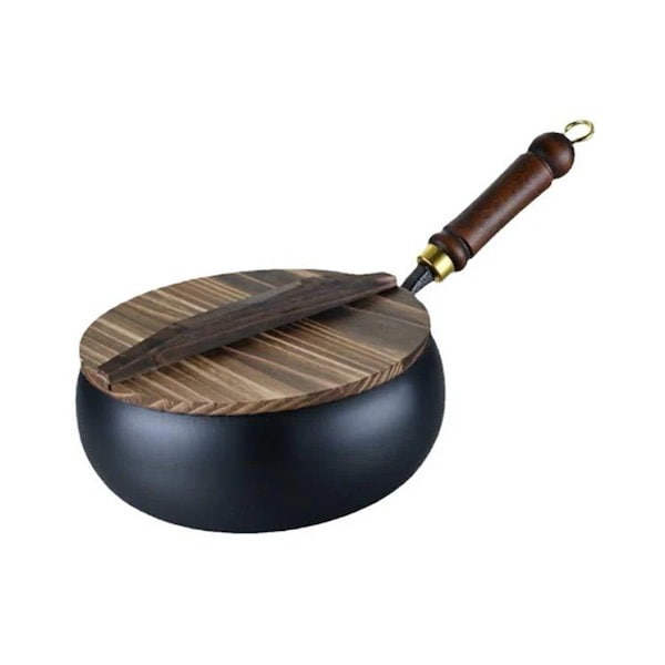 Qoo10] IH対応 焼く フライパン 蓋付き 24