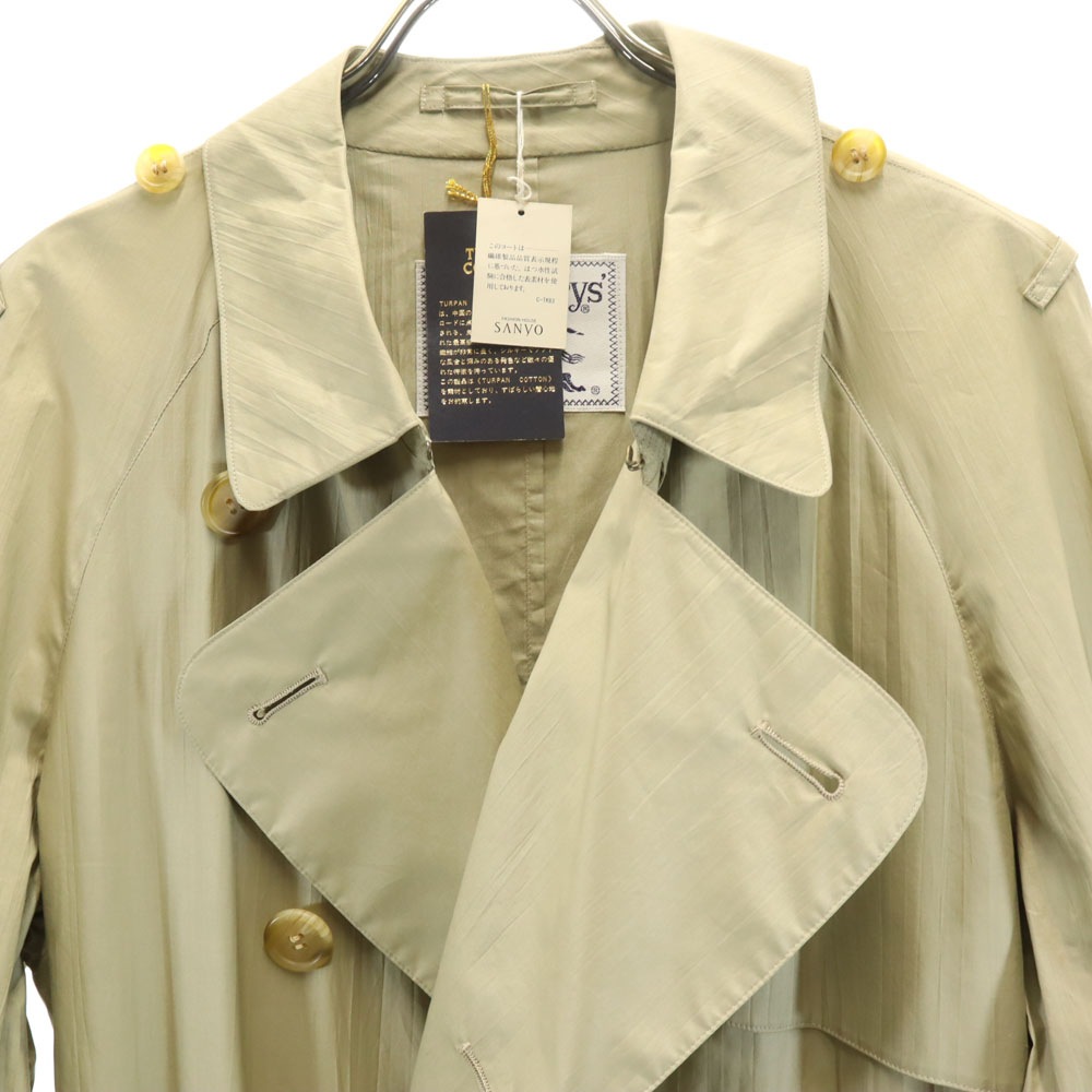 Burberrys バーバリーズ 90s 未使用 オールド デッドストック ワッシャー加工 トレンチコート 9A3 ベージュ メンズ 古着 Burberrys バーバリーズ 90s 未使用 オールド デッドストック ワッシャー加工 トレンチコート 9A3 ベージュ メンズ 古着