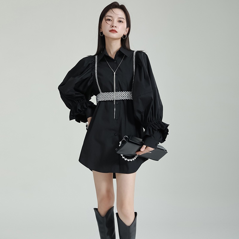 【J.Fashion】 秋 フリル ブラウス 体型カバー 長袖 シャツ レディース おしゃれ 関連商品は店で購入可能 メガ割 【J.Fashion】 秋 フリル ブラウス 体型カバー 長袖 シャツ レディース おしゃれ 関連商品は店で購入可能 メガ割