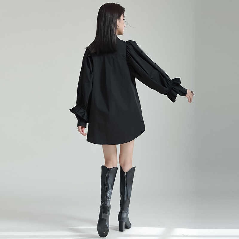 【J.Fashion】 秋 フリル ブラウス 体型カバー 長袖 シャツ レディース おしゃれ 関連商品は店で購入可能 メガ割 【J.Fashion】 秋 フリル ブラウス 体型カバー 長袖 シャツ レディース おしゃれ 関連商品は店で購入可能 メガ割