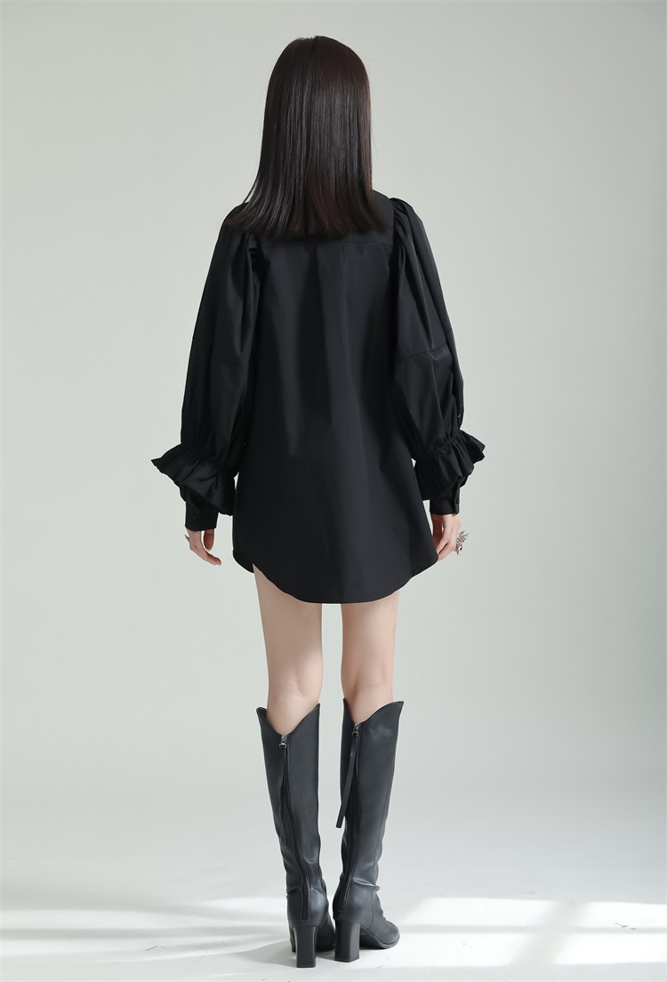 【J.Fashion】 秋 フリル ブラウス 体型カバー 長袖 シャツ レディース おしゃれ 関連商品は店で購入可能 メガ割 【J.Fashion】 秋 フリル ブラウス 体型カバー 長袖 シャツ レディース おしゃれ 関連商品は店で購入可能 メガ割