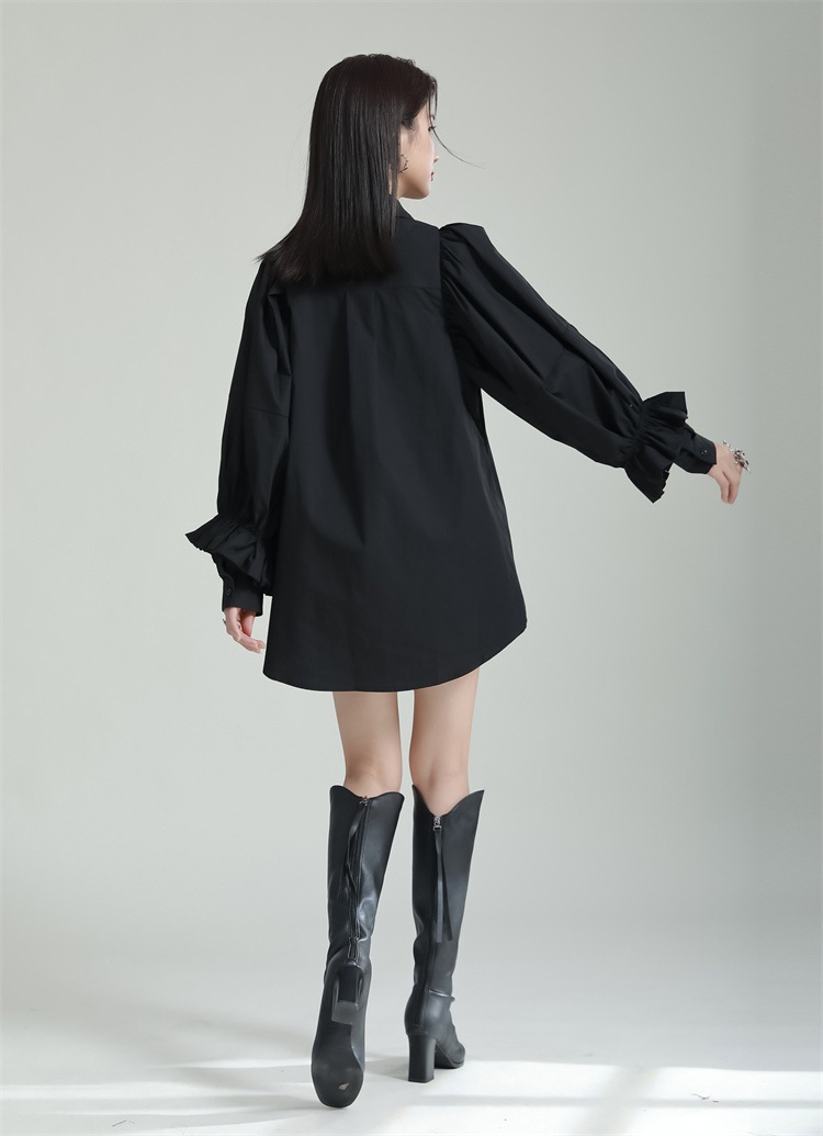 【J.Fashion】 秋 フリル ブラウス 体型カバー 長袖 シャツ レディース おしゃれ 関連商品は店で購入可能 メガ割 【J.Fashion】 秋 フリル ブラウス 体型カバー 長袖 シャツ レディース おしゃれ 関連商品は店で購入可能 メガ割