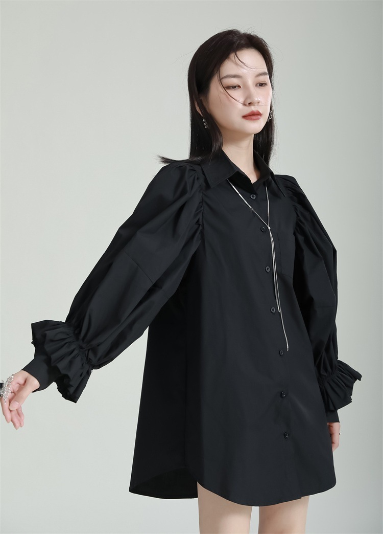 【J.Fashion】 秋 フリル ブラウス 体型カバー 長袖 シャツ レディース おしゃれ 関連商品は店で購入可能 メガ割 【J.Fashion】 秋 フリル ブラウス 体型カバー 長袖 シャツ レディース おしゃれ 関連商品は店で購入可能 メガ割