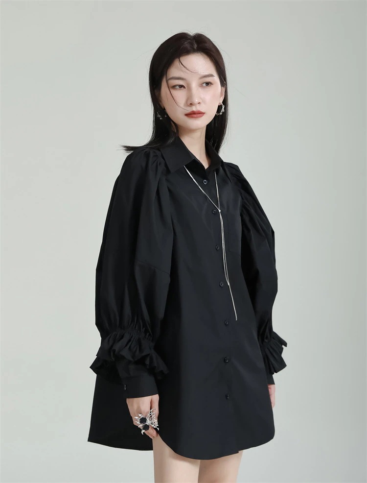 【J.Fashion】 秋 フリル ブラウス 体型カバー 長袖 シャツ レディース おしゃれ 関連商品は店で購入可能 メガ割 【J.Fashion】 秋 フリル ブラウス 体型カバー 長袖 シャツ レディース おしゃれ 関連商品は店で購入可能 メガ割