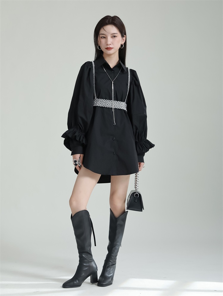 【J.Fashion】 秋 フリル ブラウス 体型カバー 長袖 シャツ レディース おしゃれ 関連商品は店で購入可能 メガ割 【J.Fashion】 秋 フリル ブラウス 体型カバー 長袖 シャツ レディース おしゃれ 関連商品は店で購入可能 メガ割