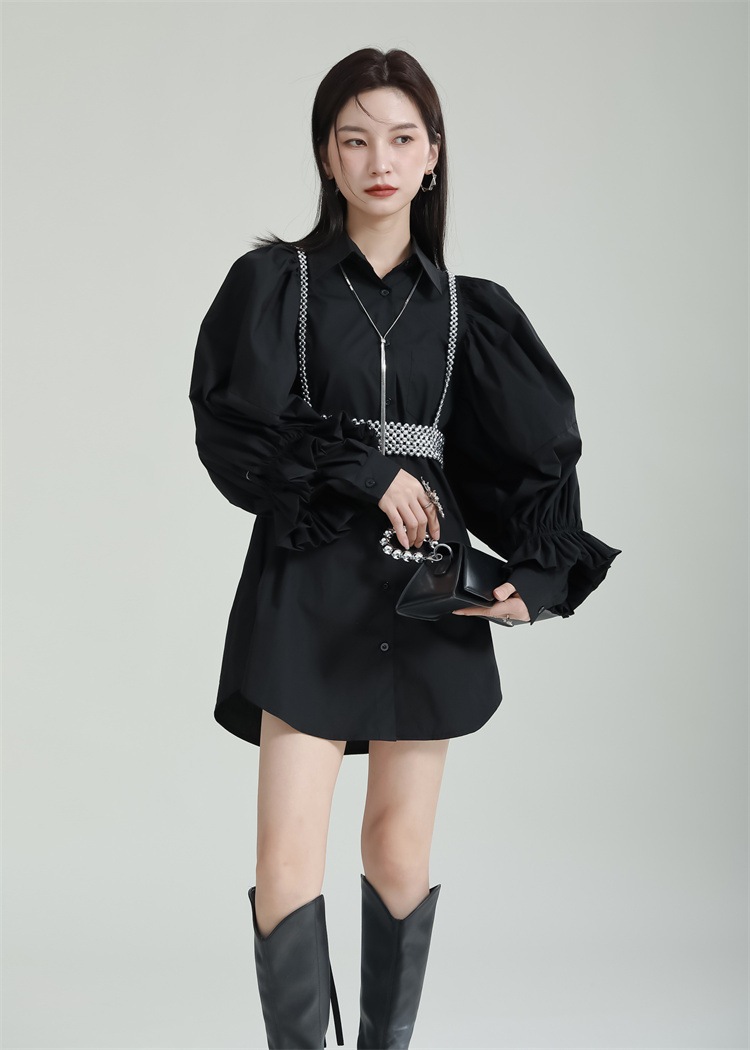 【J.Fashion】 秋 フリル ブラウス 体型カバー 長袖 シャツ レディース おしゃれ 関連商品は店で購入可能 メガ割 【J.Fashion】 秋 フリル ブラウス 体型カバー 長袖 シャツ レディース おしゃれ 関連商品は店で購入可能 メガ割