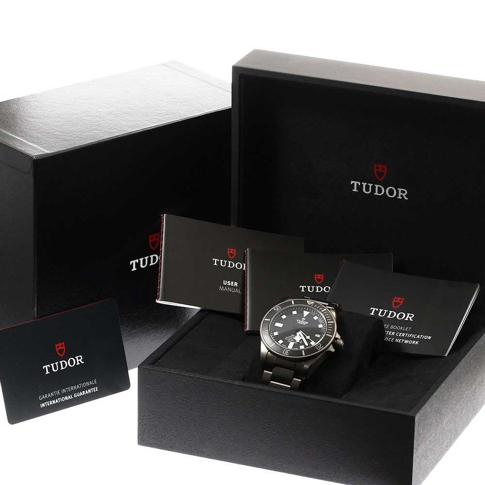 チュードル TUDOR 25600TN ぺラゴス デイト 自動巻き メンズ 良品 箱・保証書付き_897480【中古】 チュードル TUDOR 25600TN ぺラゴス デイト 自動巻き メンズ 良品 箱・保証書付き_897480【中古】