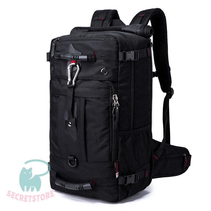 ロック付き リュックサック 40L メンズ バックパック 4way ビジネスリュック 17PC収納可能 【メガ割 アウトドア 黒 防犯 】リュック バッグ 50L 大容量 防水ナイロン ロック付き リュックサック 40L メンズ バックパック 4way ビジネスリュック 17PC収納可能 【メガ割 アウトドア 黒 防犯 】リュック バッグ 50L 大容量 防水ナイロン