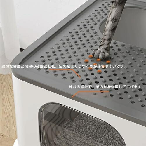 猫 トイレ 猫用トイレ本体 ネコトイレ 快適ワイド 上から猫用トイレ 大容量 大型 砂の飛び散ら防止 お掃除楽 清潔トイレ 猫砂 スコップ付き 掃除簡単 脱臭抗菌 おしゃれ 人気 引き出し付き 組み立 猫 トイレ 猫用トイレ本体 ネコトイレ 快適ワイド 上から猫用トイレ 大容量 大型 砂の飛び散ら防止 お掃除楽 清潔トイレ 猫砂 スコップ付き 掃除簡単 脱臭抗菌 おしゃれ 人気 引き出し付き 組み立