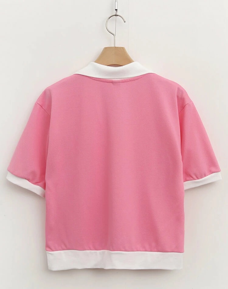 ゴルフ トップス レディース 半袖 襟付き ポロシャツ 綿100% 韓国 春夏 おしゃれ ゴルフウェア バイカラー パステル スポーツウェア オープンカラー 涼感 カジュアル 可愛い 大人 ピンク グ ゴルフ トップス レディース 半袖 襟付き ポロシャツ 綿100% 韓国 春夏 おしゃれ ゴルフウェア バイカラー パステル スポーツウェア オープンカラー 涼感 カジュアル 可愛い 大人 ピンク グ