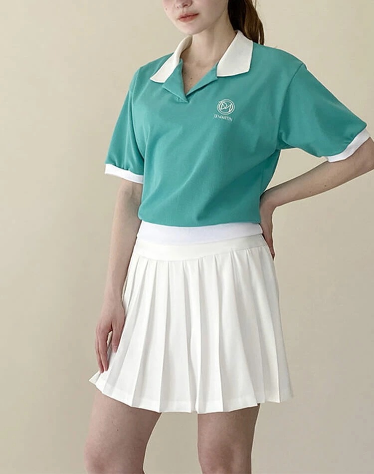 ゴルフ トップス レディース 半袖 襟付き ポロシャツ 綿100% 韓国 春夏 おしゃれ ゴルフウェア バイカラー パステル スポーツウェア オープンカラー 涼感 カジュアル 可愛い 大人 ピンク グ ゴルフ トップス レディース 半袖 襟付き ポロシャツ 綿100% 韓国 春夏 おしゃれ ゴルフウェア バイカラー パステル スポーツウェア オープンカラー 涼感 カジュアル 可愛い 大人 ピンク グ