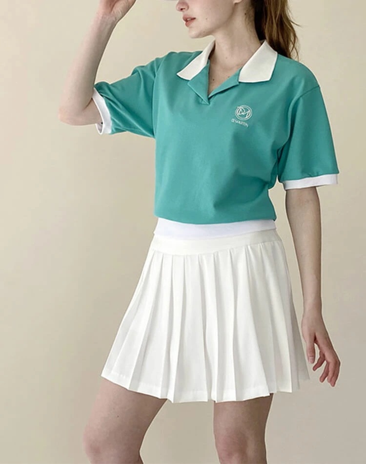 ゴルフ トップス レディース 半袖 襟付き ポロシャツ 綿100% 韓国 春夏 おしゃれ ゴルフウェア バイカラー パステル スポーツウェア オープンカラー 涼感 カジュアル 可愛い 大人 ピンク グ ゴルフ トップス レディース 半袖 襟付き ポロシャツ 綿100% 韓国 春夏 おしゃれ ゴルフウェア バイカラー パステル スポーツウェア オープンカラー 涼感 カジュアル 可愛い 大人 ピンク グ