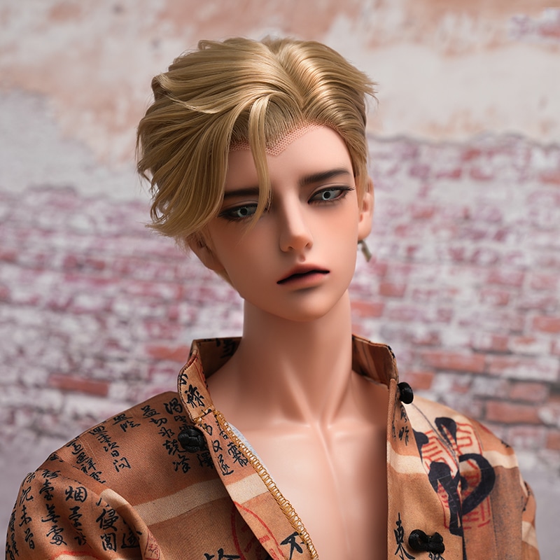 1/3 BJD ドール ウィッグ スタイルあり ショート ブラック シルバー ゴールド 小顔SD/SDサイズドール用ウィッグ 手入れ 1/3 BJD ドール ウィッグ スタイルあり ショート ブラック シルバー ゴールド 小顔SD/SDサイズドール用ウィッグ 手入れ