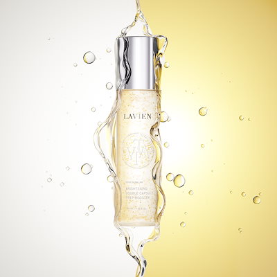 LAVIEN VITA GLOW 美容液 130ml おまけパック付 Lavien Vita C Glow Brightening Double Capsule Prep Booster