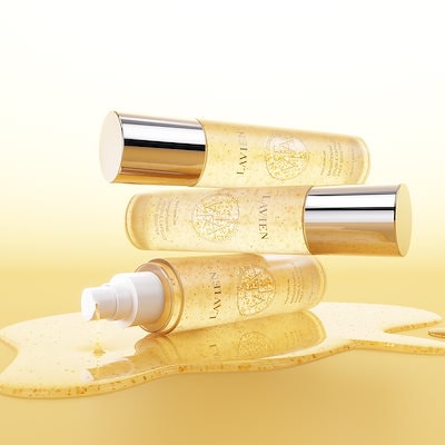 LAVIEN VITA GLOW 美容液 130ml おまけパック付 Lavien Vita C Glow Brightening Double Capsule Prep Booster