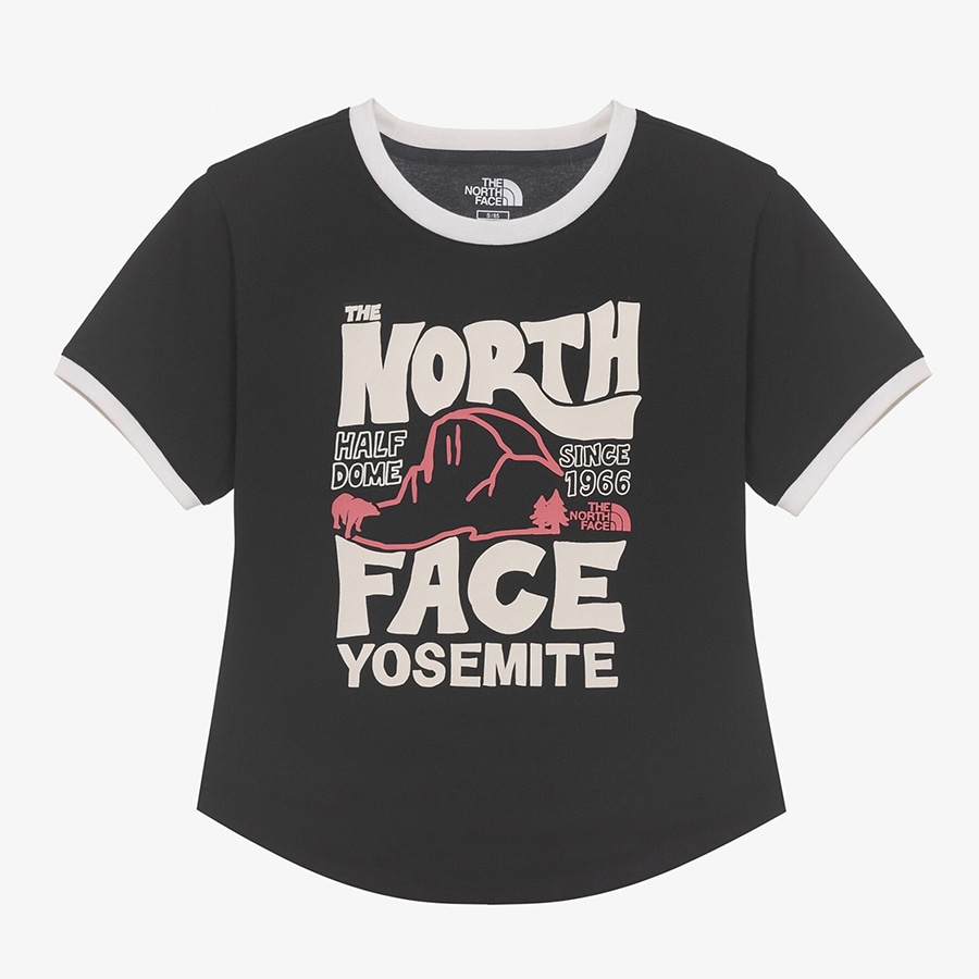 THE NORTH FACEノースフェイス Tシャツ WS HALF DOME S/S R/TEE NT7UR32ショートスリーブ ラウンドネック ティーシャツ 半袖 WHITELABEL レディー