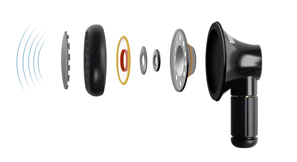 WiseTech NOBUNAGA Labs MMCX対応 インナーイヤー型イヤホン 鶯(うぐいす) ブラック