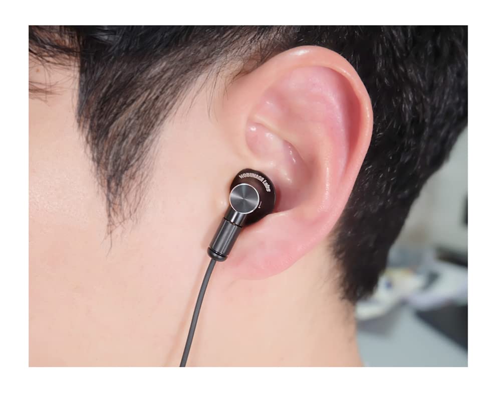 WiseTech NOBUNAGA Labs MMCX対応 インナーイヤー型イヤホン 鶯(うぐいす) ブラック