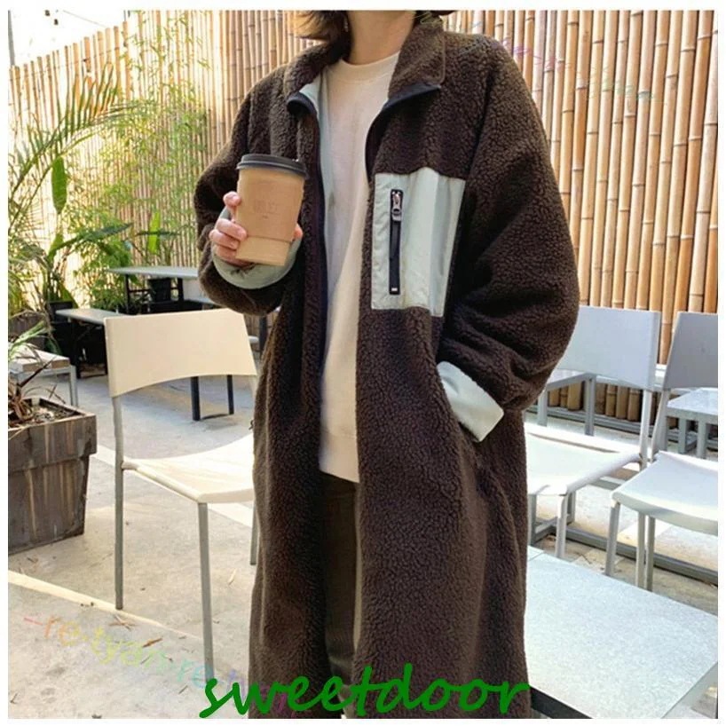 リバーシブルボアコート ロング丈 ボア スタンドカラー もこもこ 暖かい コート アウター レディース 秋 冬 リバーシブルボアコート ロング丈 ボア スタンドカラー もこもこ 暖かい コート アウター レディース 秋 冬