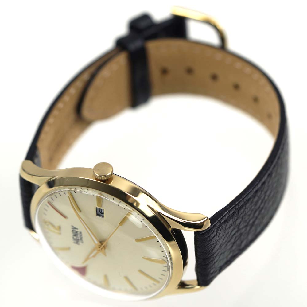 [アウトレット箱] ヘンリーロンドン 腕時計 レディース ユニセックス 日付カレンダー ハート HENRY LONDON HL39-S-0418