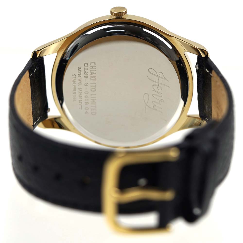 [アウトレット箱] ヘンリーロンドン 腕時計 レディース ユニセックス 日付カレンダー ハート HENRY LONDON HL39-S-0418