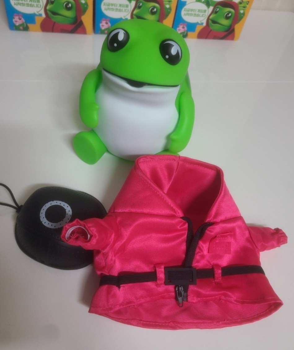 カエル フィギュア 3体セット チャミスル イカゲーム コラボ ジンロ