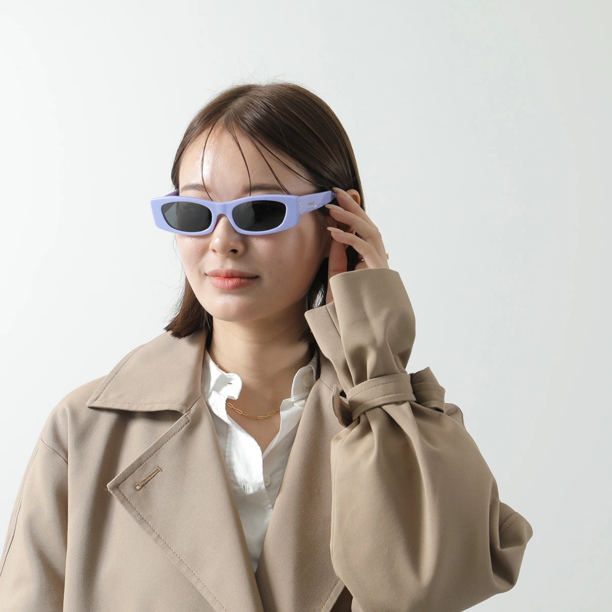 CELINE セリーヌ サングラス CL40245U レディース スクエア型 ロゴ フルリム アイウェア カラー2色 CELINE セリーヌ サングラス CL40245U レディース スクエア型 ロゴ フルリム アイウェア カラー2色