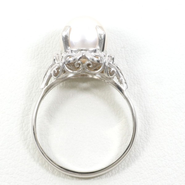 PT900 プラチナ リング 指輪 13.5号 パール(真珠) 約8.5mm ジュエリー 中古 PT900 プラチナ リング 指輪 13.5号 パール(真珠) 約8.5mm ジュエリー 中古