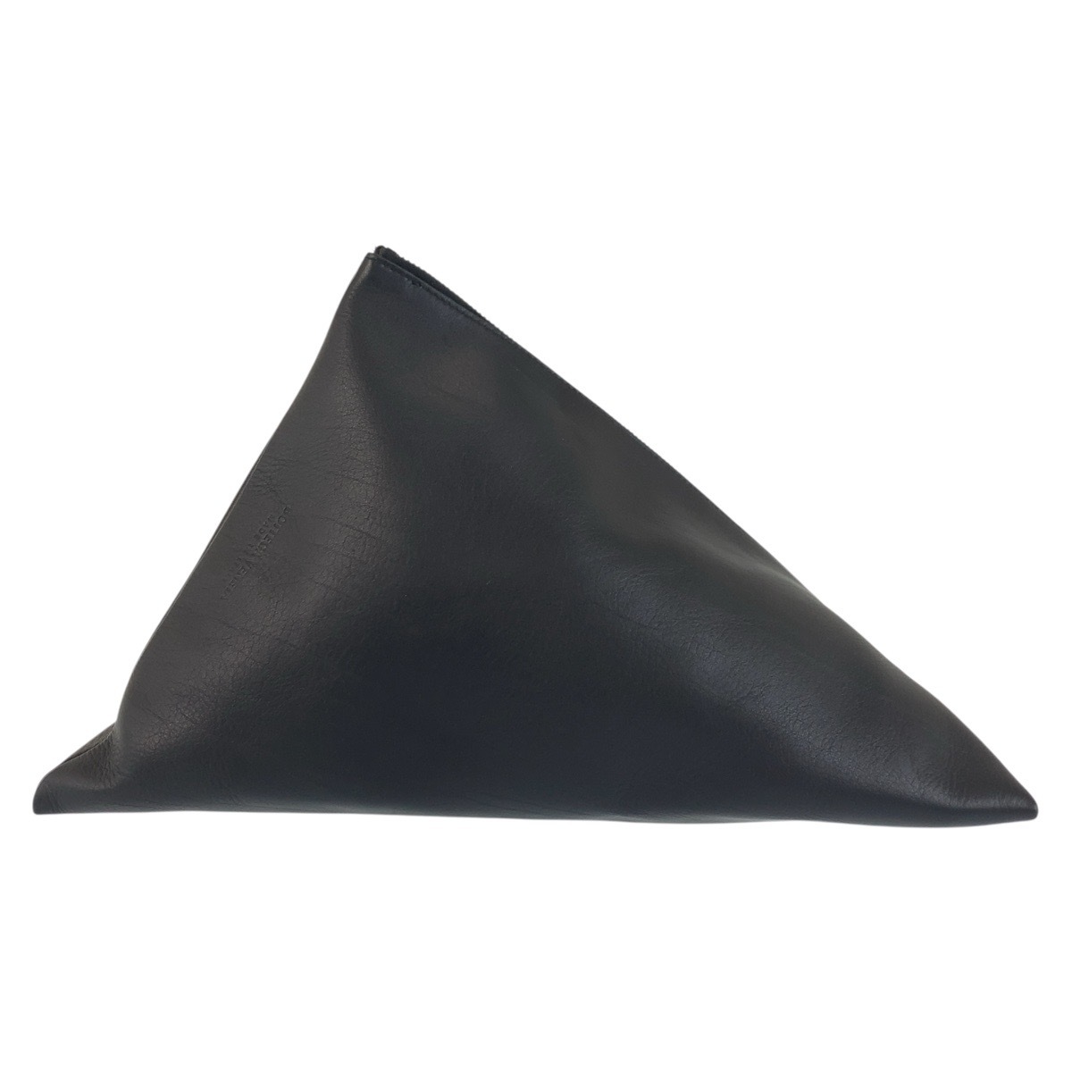 美品 ブラック 黒 レザー S02133430P クラッチバッグ セカンドバッグ メンズ 504252