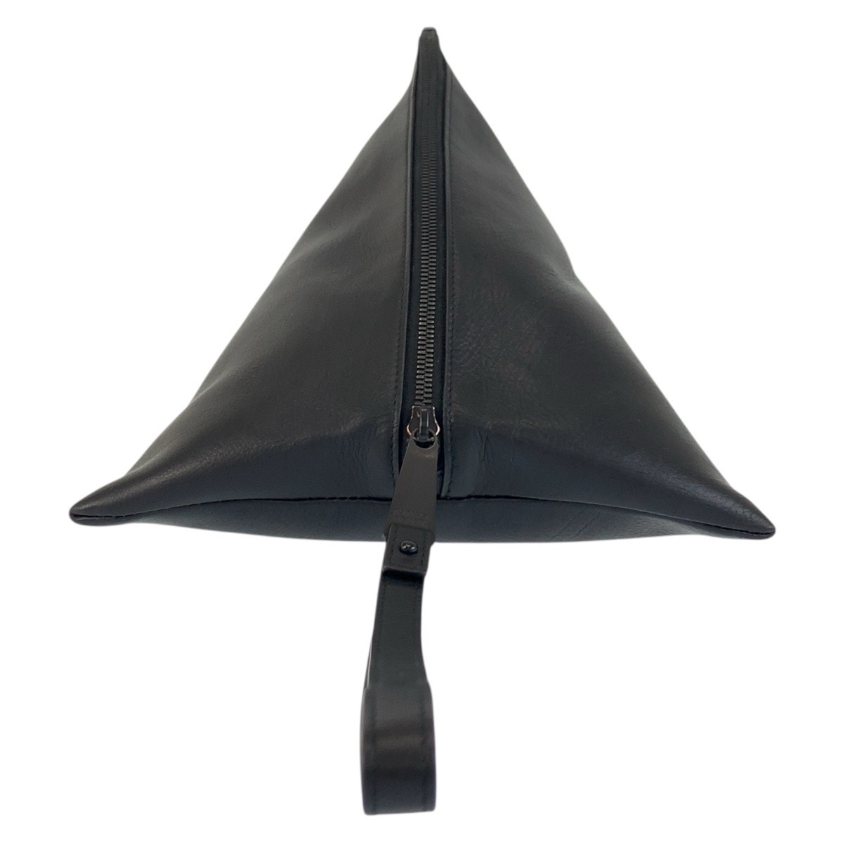 美品 ブラック 黒 レザー S02133430P クラッチバッグ セカンドバッグ メンズ 504252