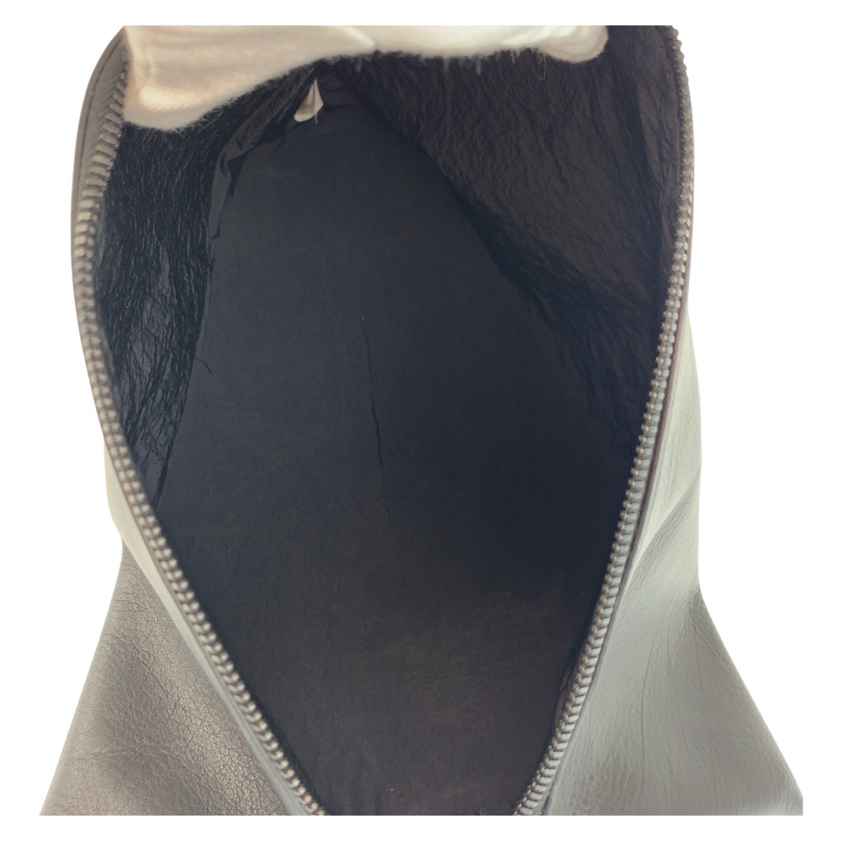 美品 ブラック 黒 レザー S02133430P クラッチバッグ セカンドバッグ メンズ 504252