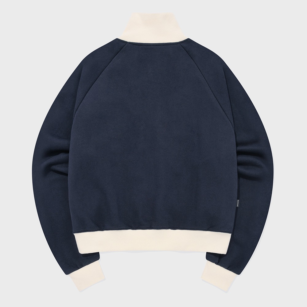 SP CIRCLE LOGO LINE TRACK JACKET-NAVY