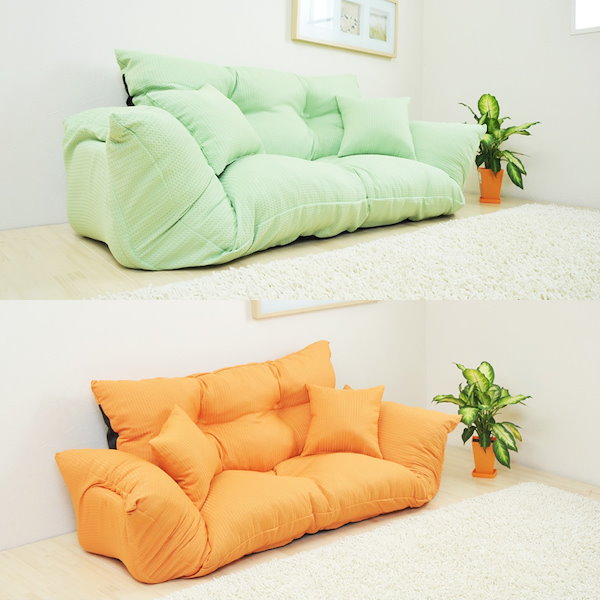 Qoo10] ソファー 3人掛け 安い ローソファー