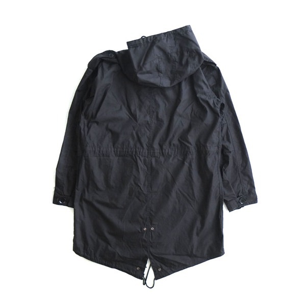 アメリカ軍M-51青島ライナーモッズコートシェル リバイバルモデル ブラックXXSサイズ（日本対応サイズM相当）
