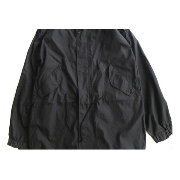 アメリカ軍M-51青島ライナーモッズコートシェル リバイバルモデル ブラックXXSサイズ（日本対応サイズM相当）