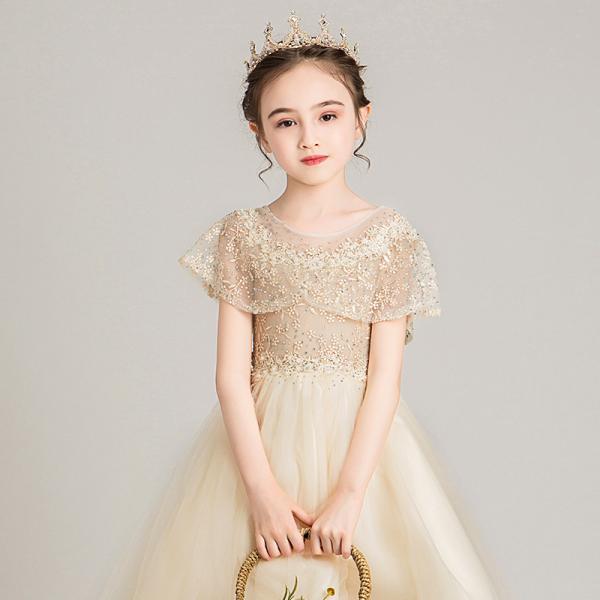 発表会ドレス子ドレスピアノワンピース結婚式キッズドレスコンクールフォーマルロングフラワーガールショット春夏七五三