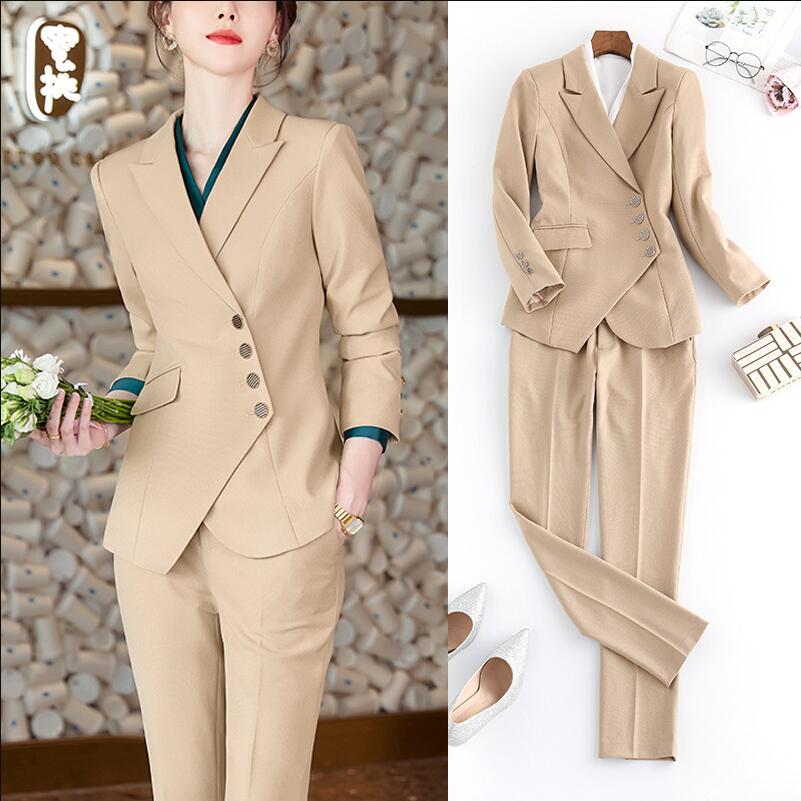 ハイエンド 女性 フォマールスーツ 2点セット「ジャケット+パンツ/スカート」 着痩せ ビジネス 夏秋 レディーススーツ 司会 フォーマル 長袖 OL 通勤 洗える ファッション 成人式 卒業式 20 ハイエンド 女性 フォマールスーツ 2点セット「ジャケット+パンツ/スカート」 着痩せ ビジネス 夏秋 レディーススーツ 司会 フォーマル 長袖 OL 通勤 洗える ファッション 成人式 卒業式 20