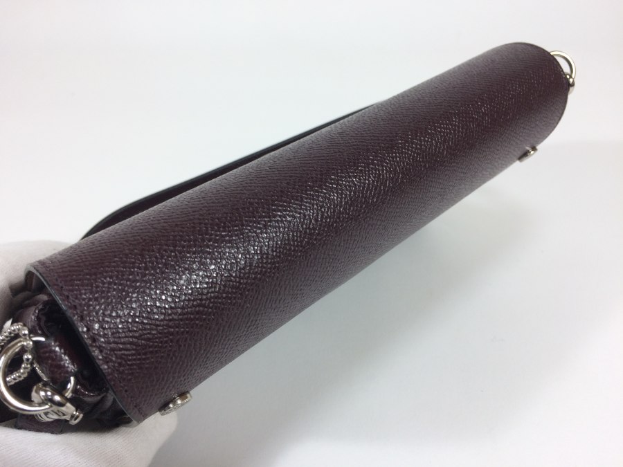 ショルダーバッグ レザー ブラウン 中古品 ショルダーバッグ レザー ブラウン 中古品