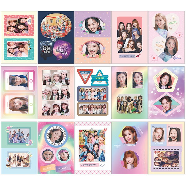 Qoo10] ニジュー (NiziU) ステッカー &