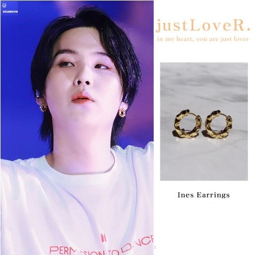 【justLoveR.】Ines Earrings ピアス ★BTS SUGA着用★ ユンギ justLoveR.】Ines Earrings ピアス ☆BTS SUGA着用☆ ユンギ