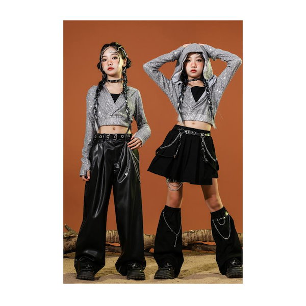 k-pop グッズセット Qoo10] ダンス衣装 キッズ セットアップ K-P