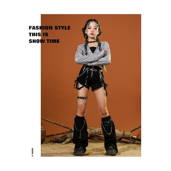 Qoo10] ダンス衣装 キッズ セットアップ K-P