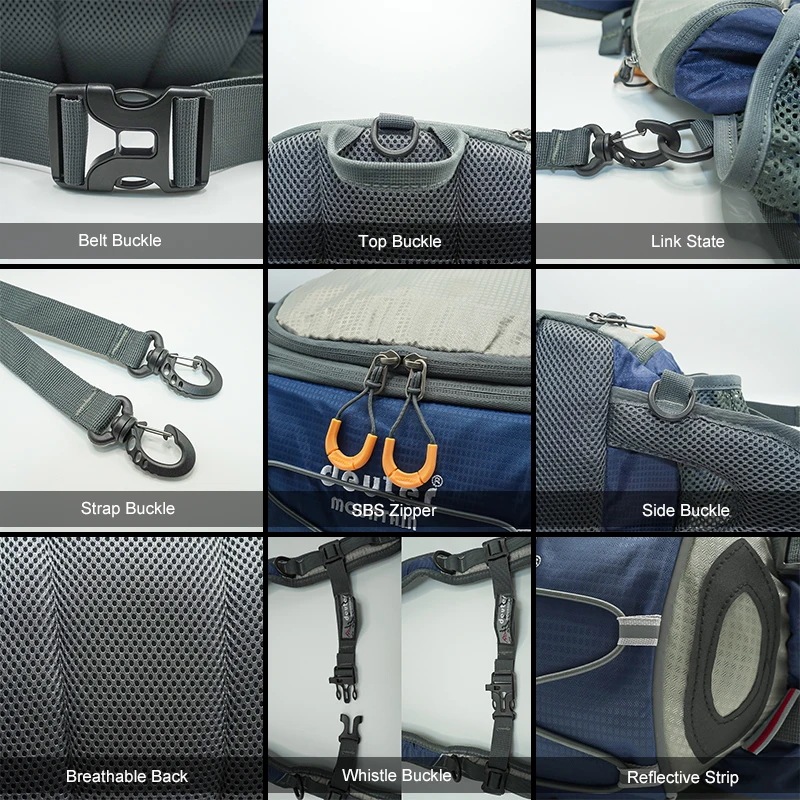 メンズハイキングバッグ,防水,サイクリング,登山,ランニング,釣り,スポーツ用 Dark Grey メンズハイキングバッグ,防水,サイクリング,登山,ランニング,釣り,スポーツ用 Dark Grey