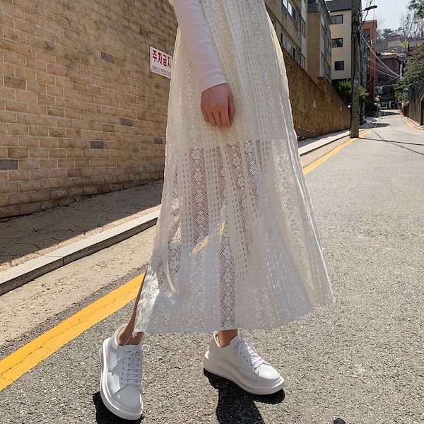 Qoo10 Oversole 身長アップ 7cm台 ロートップ レザースニーカー [ホワイト]
