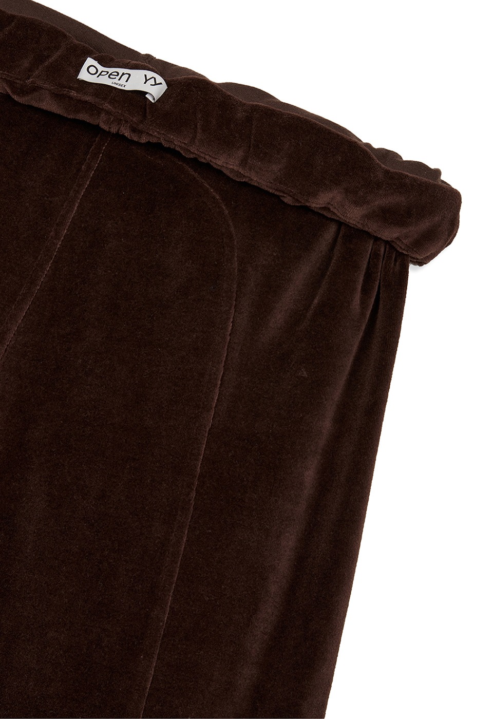 【OPEN Yy】 25FW ROLLED WAIST VELOUR CARGO PANTS : BROWN 【OPEN Yy】 25FW ROLLED WAIST VELOUR CARGO PANTS : BROWN