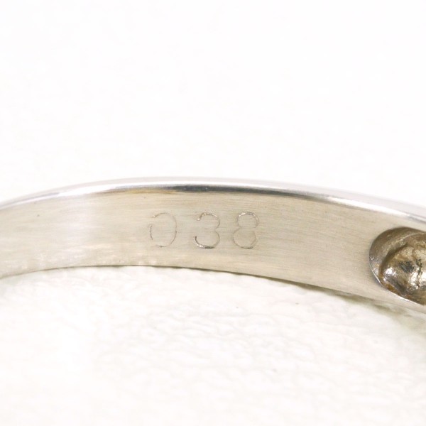 PT900 プラチナ K18YG リング 指輪 5号 ダイヤ 0.38 ジュエリー 中古 PT900 プラチナ K18YG リング 指輪 5号 ダイヤ 0.38 ジュエリー 中古