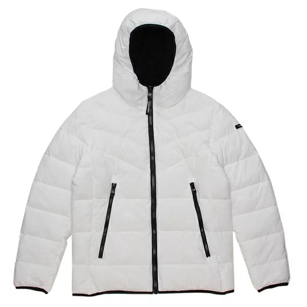 ジャケット HOODED STRETCH JACKET フーデッド ストレッチ ジャケット ホワイト メンズ CALVIN KLEIN CM155201 WHT