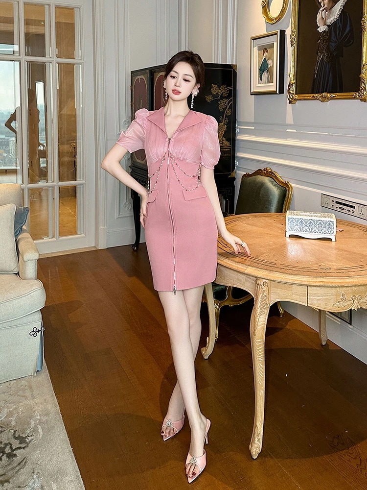 【JY.上品】 2025夏 通勤 ワンピース スーツワンピ ショート ピンク ドレス パーティードレス着痩せ 大人 同窓会 披露宴 卒業式 結婚式 演奏会 ウェディング 二次会 メガ割 【JY.上品】 2025夏 通勤 ワンピース スーツワンピ ショート ピンク ドレス パーティードレス着痩せ 大人 同窓会 披露宴 卒業式 結婚式 演奏会 ウェディング 二次会 メガ割